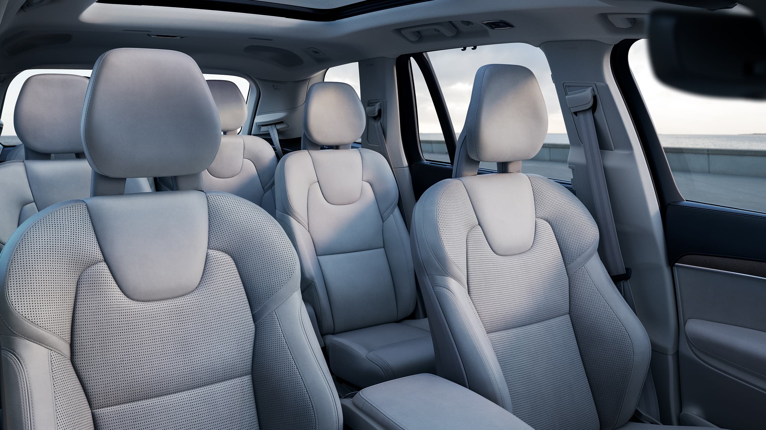 Volvo xc90 3 car cheap seats