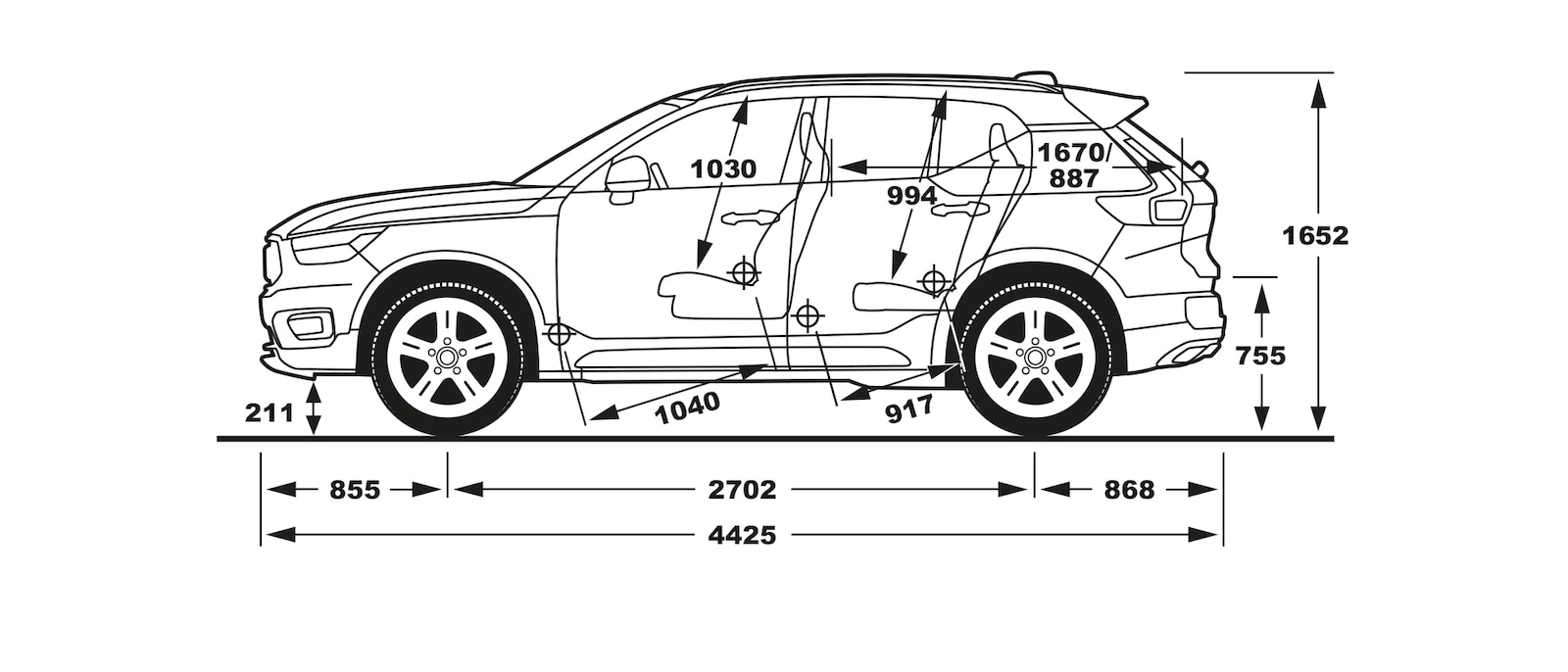 Dimensions Volvo Cars UK